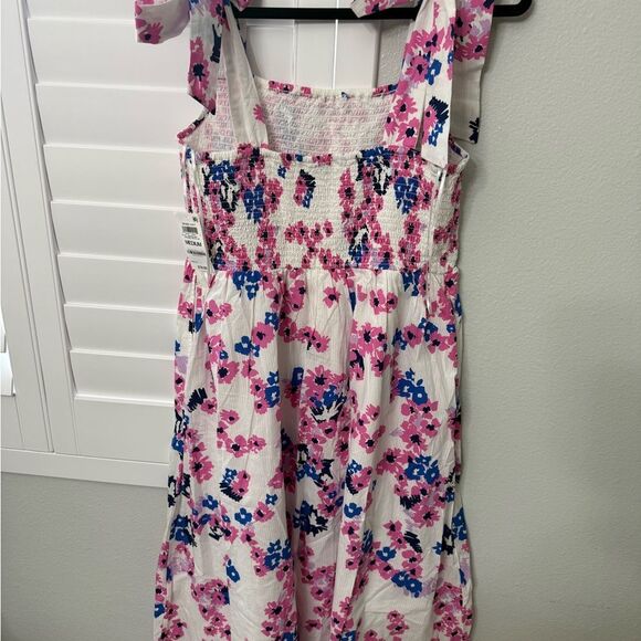 Brand on 34th new Floral Sleeveless Dress with Pink and Blue Accents size m - Picture 3 of 4